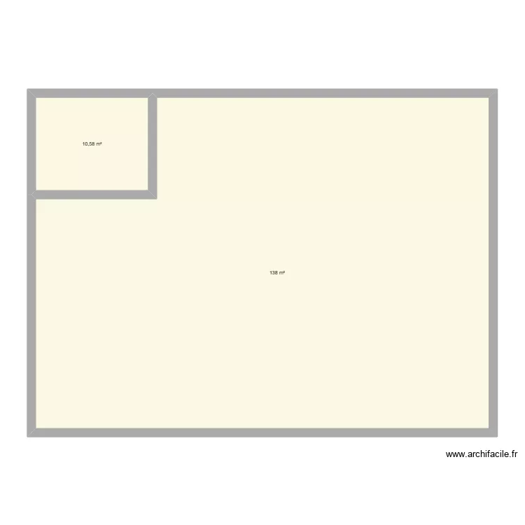 maison. Plan de 2  et 149 m²