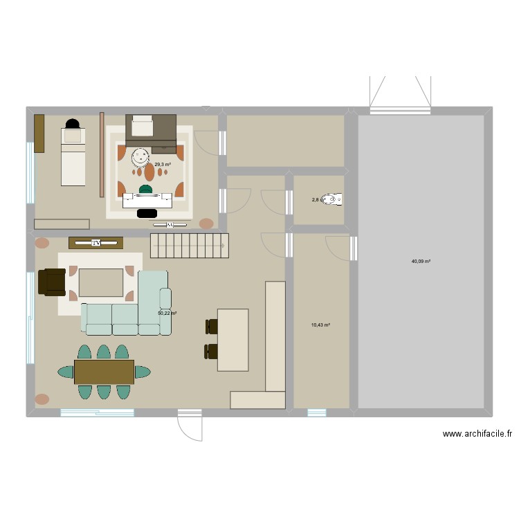 Maison. Plan de 0 pièce et 0 m2