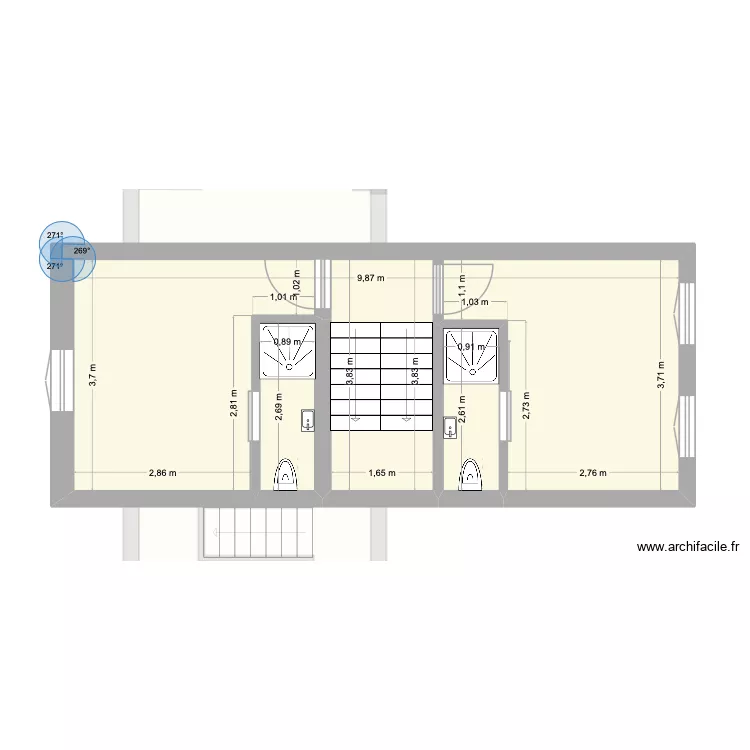 Vaudrée 122 1er PERMIS. Plan de 8 Pièces et 82 m² Vaudrée 122 1er PERMIS. Plan de 8 Pièces et 82 m²