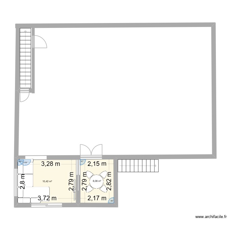 EXTENTION. Plan de 0 pièce et 0 m2 EXTENTION. Plan de 0 pièce et 0 m2