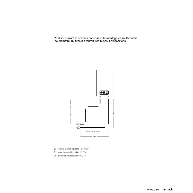 PLAN CONCOURS PLOMBERIE. Plan de 0 pièce et 0 m2