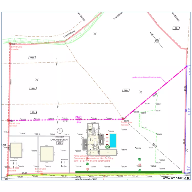 Primavera 4 chambres sur terrain essai. Plan de 0 pièce et 0 m2