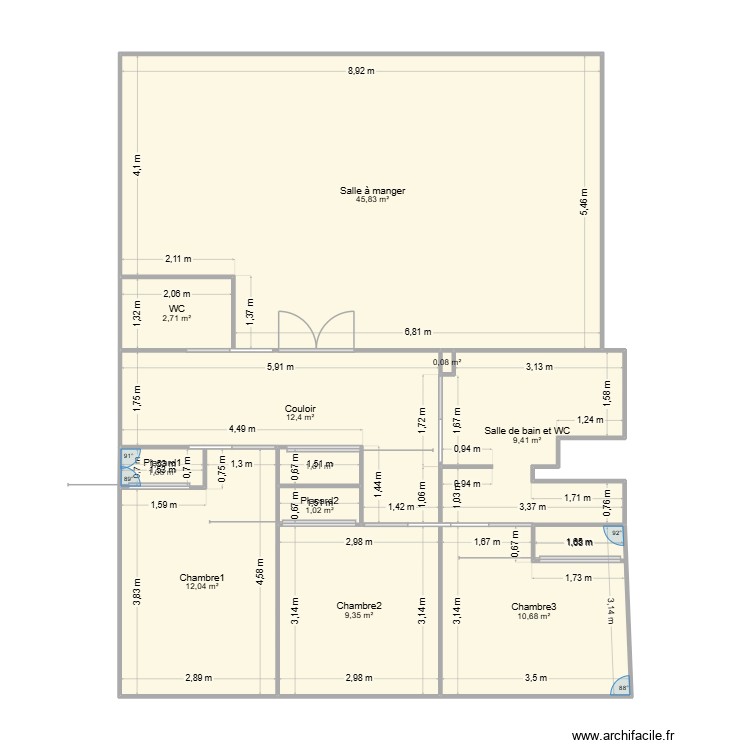 dddd. Plan de 0 pièce et 0 m2 dddd. Plan de 0 pièce et 0 m2