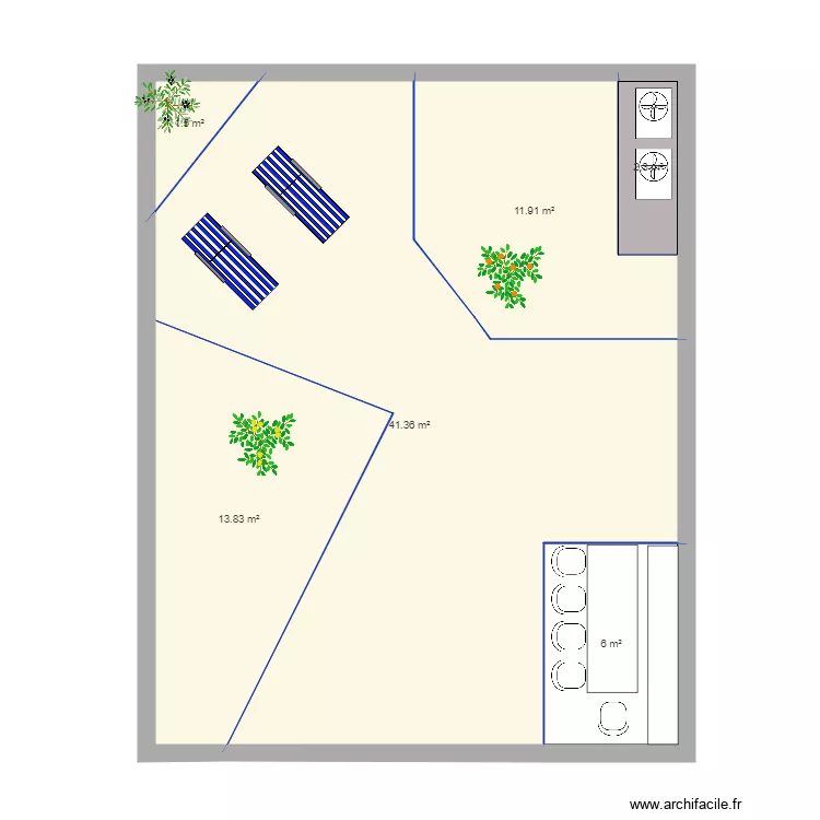 jardin braga. Plan de 
