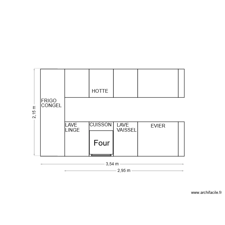 VALLIERE CUISINE. Plan de VALLIERE CUISINE. Plan de