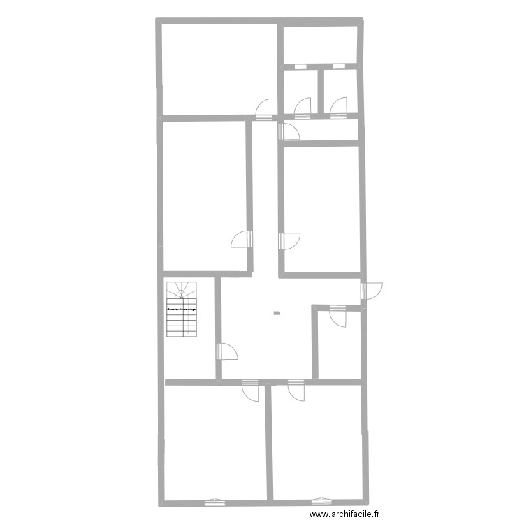 ecole. Plan de 0 pièce et 0 m2