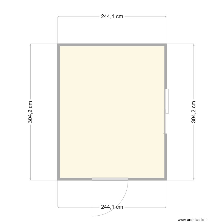 GROUPE BARBIER CHANTIER MONISTROL SUR LOIRE. Plan de 1 pièce et 7 m2