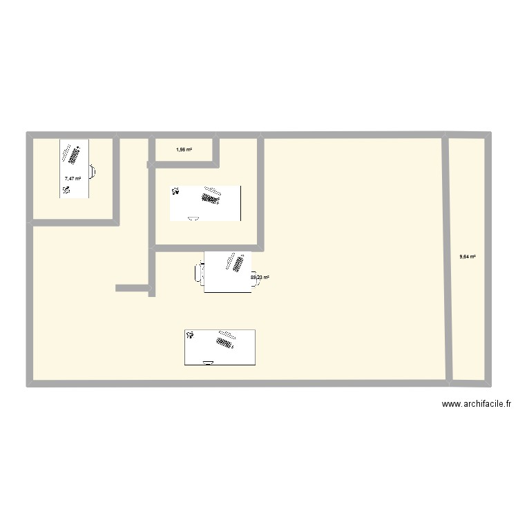 tanjombato1. Plan de 5 pièces et 118 m2
