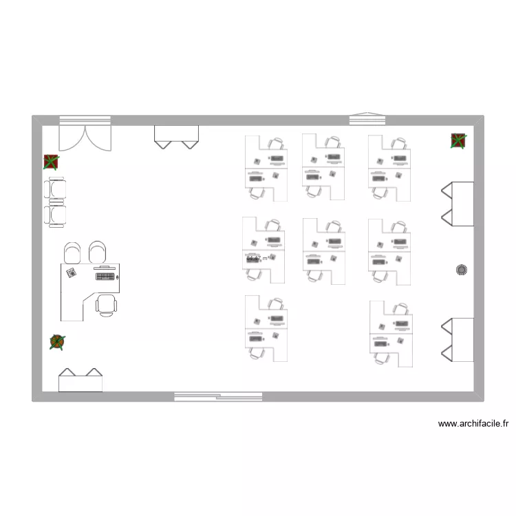 mel. Plan de 1  et 84 m²