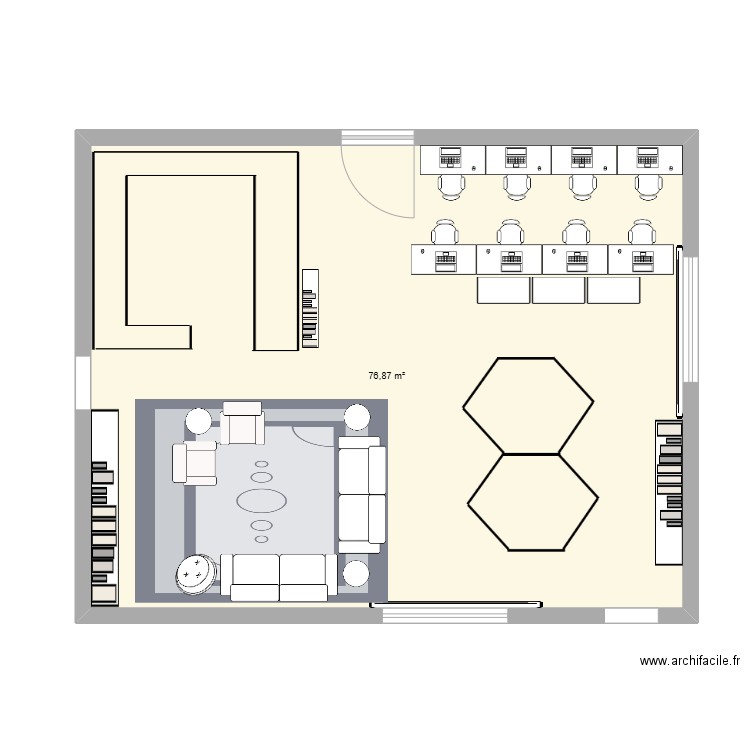 Centre de documentation. Plan de 0 pièce et 0 m2