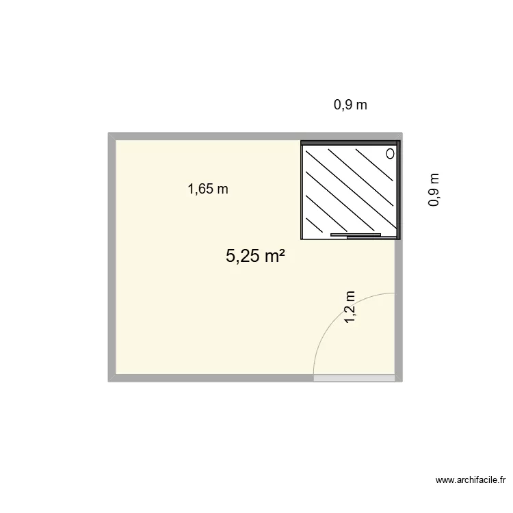 ma salle de bain. Plan de 