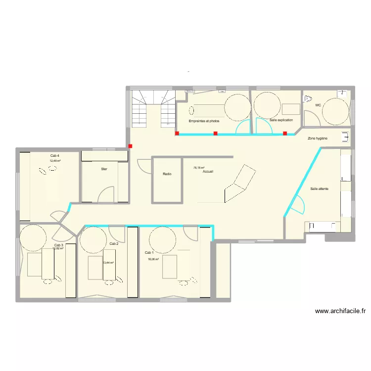 Leroux Barth version 3. Plan de 10 et 171 m² Leroux Barth version 3. Plan de 10 et 171 m²