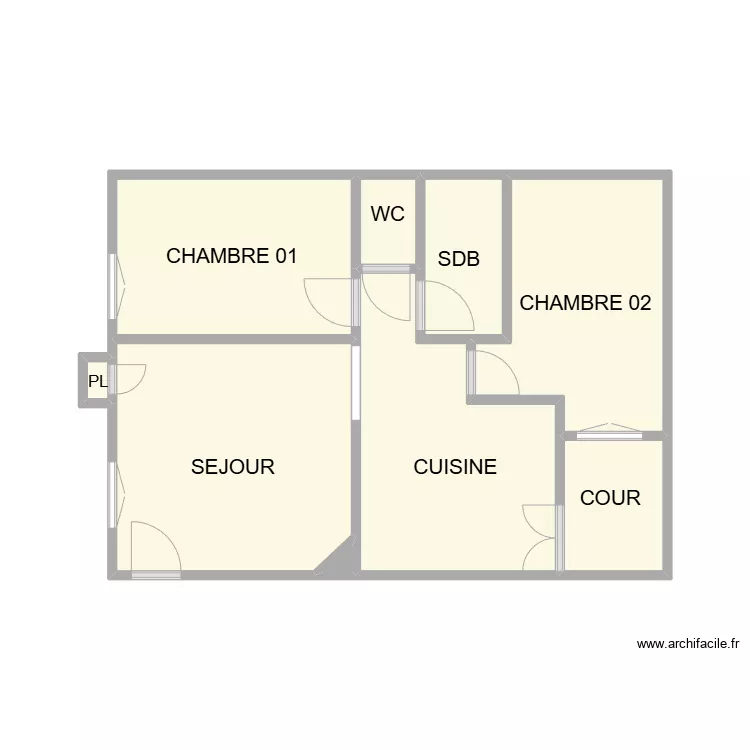 PLAN RDC GAUCHE BON ENFANT AM. Plan de 