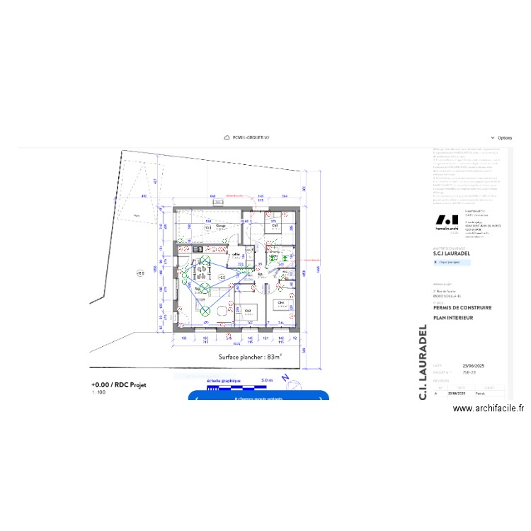 elec GROLLIER. Plan de 0 pièce et 0 m2