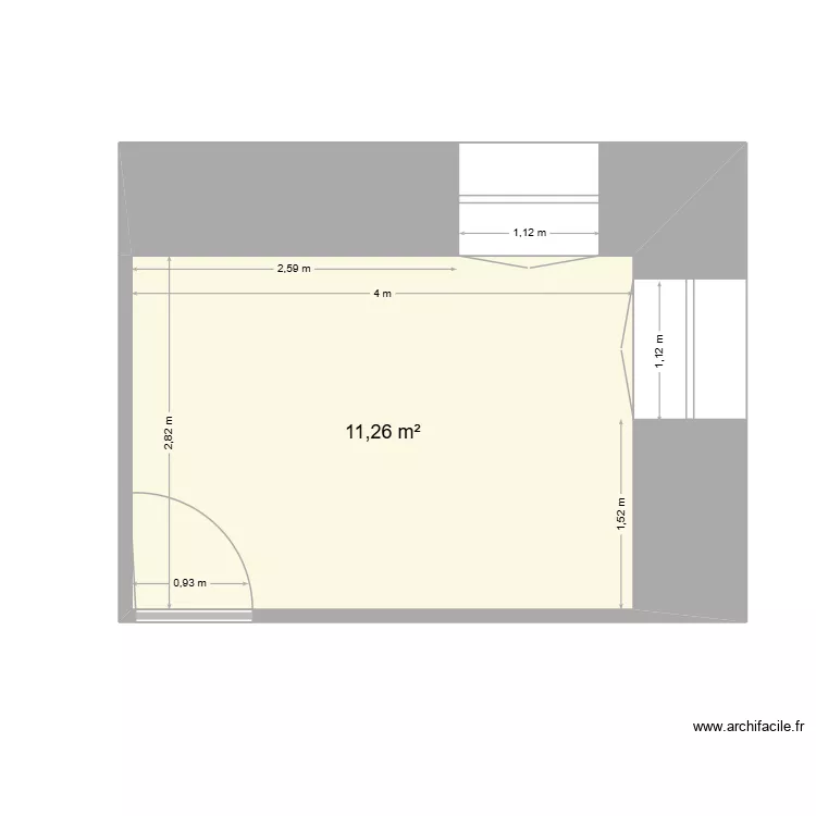 Arba SDB2 Zoom vide. Plan de 