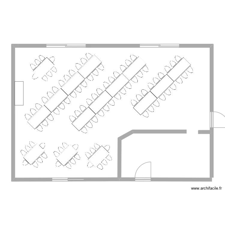 50 et 18 ans bis. Plan de 