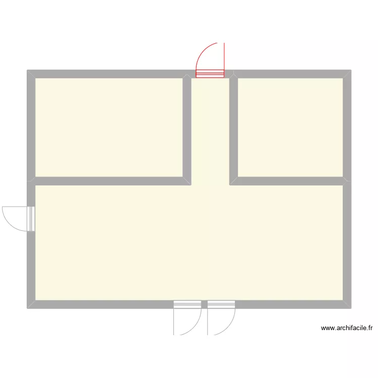 Sorties VL RDC. Plan de 