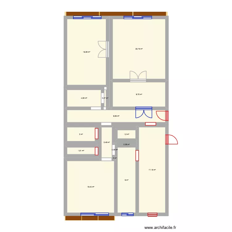 APPART MONTMORENCY. Plan de 16  et 120 m²