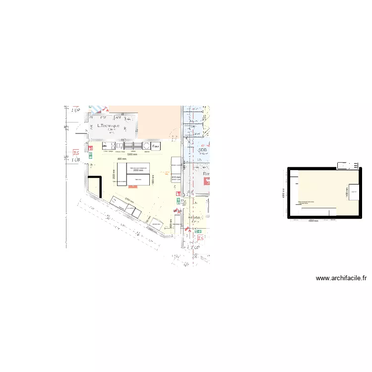 MOSQUEE METZ. Plan de 1 et 24 m² MOSQUEE METZ. Plan de 1 et 24 m²