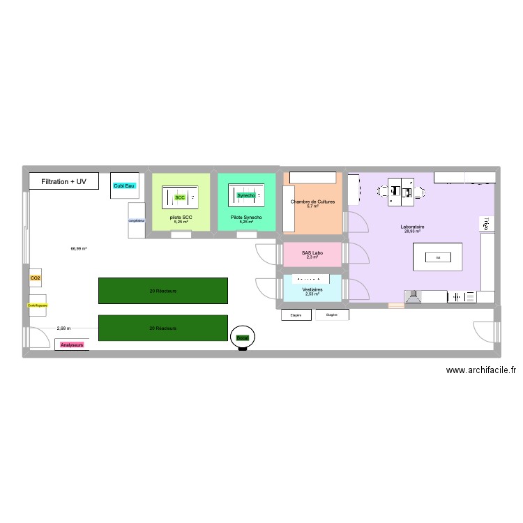 New PlanctoLab. Plan de 7 pièces et 117 m2