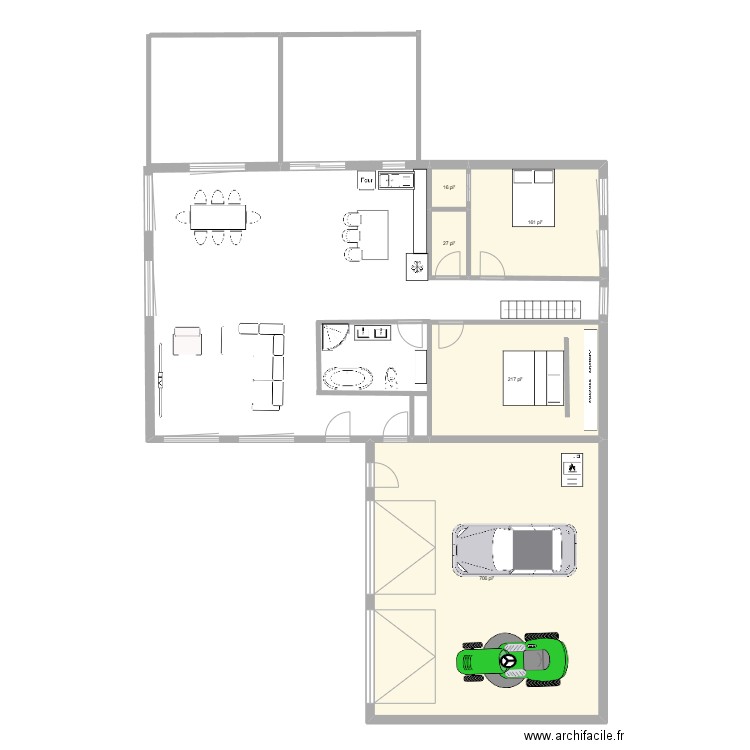 maison. Plan de 0 pièce et 0 m2