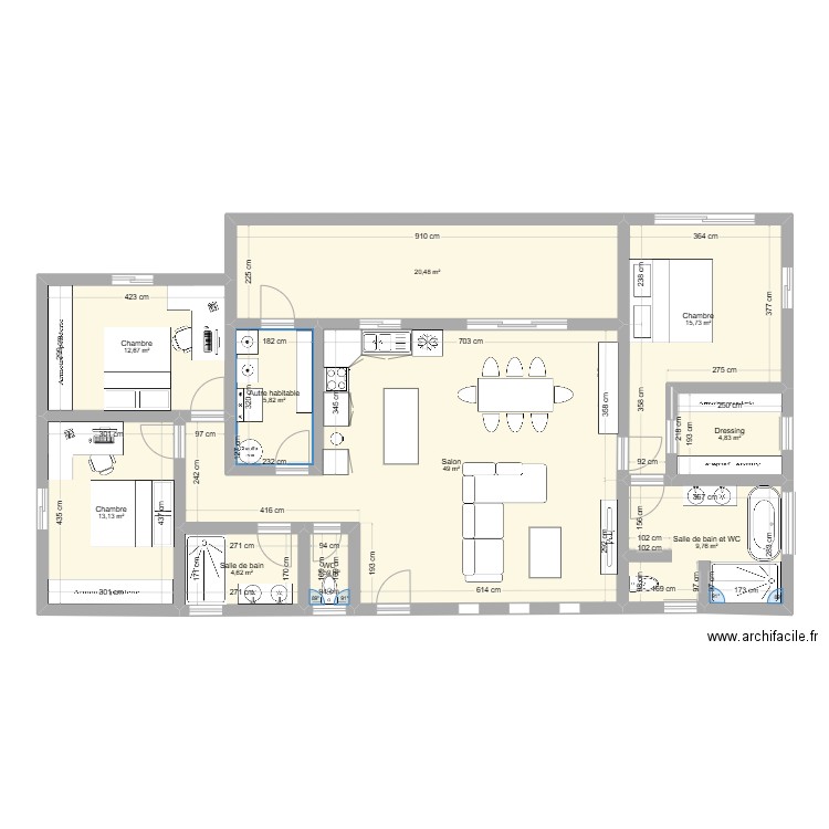 plan 2. Plan de 0 pièce et 0 m2
