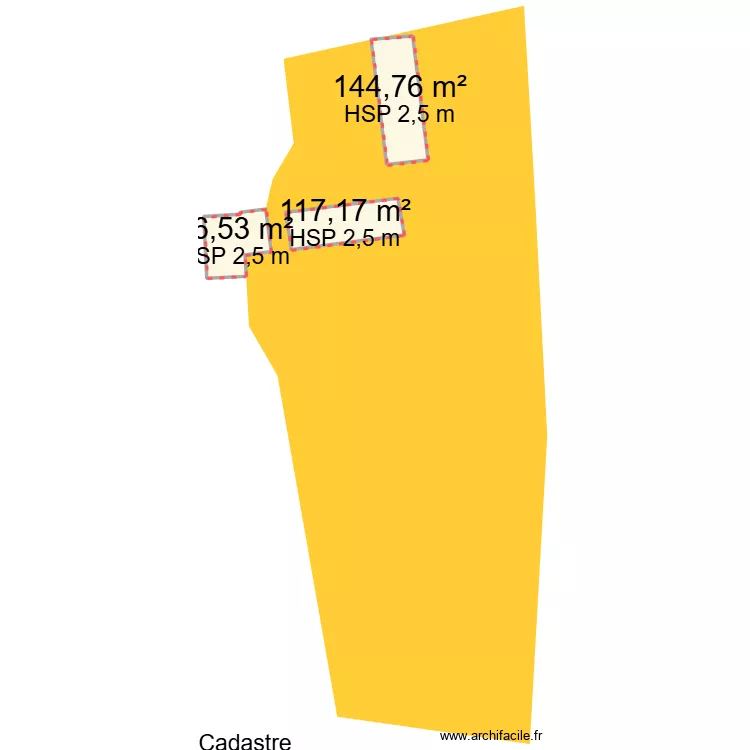 cadastre. Plan de 3 et 358 m² cadastre. Plan de 3 et 358 m²