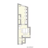 Logement Copro vide avec salle de repos en cuisine
