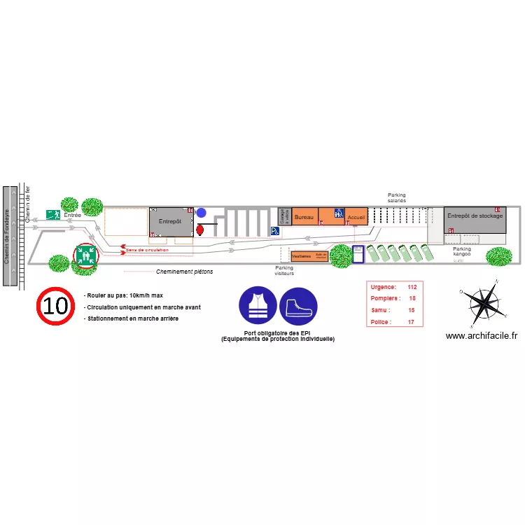 Plan Fondeyre visite V.090326.8. Plan de 1  et 20 m²