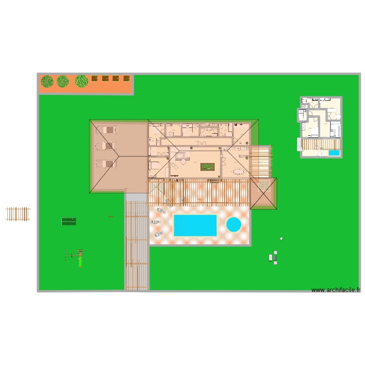 ysee plant 1. Plan de 27 pièces et 2507 m2