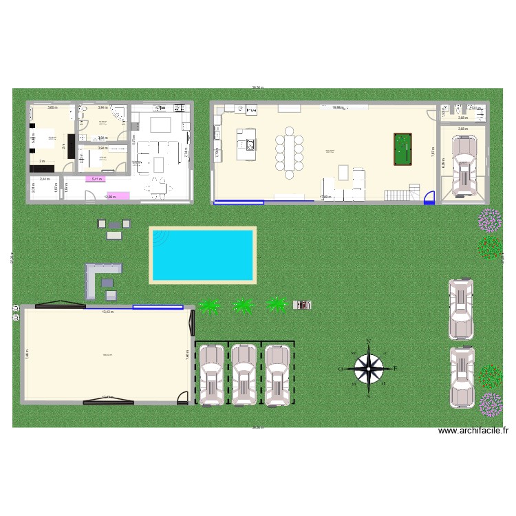 maison des r&ecirc;ve. Plan de 0 pièce et 0 m2
