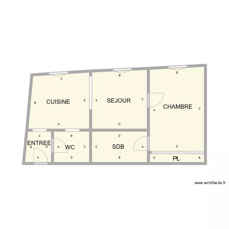 PLAN BEC DE LIEVRE PB. Plan de 