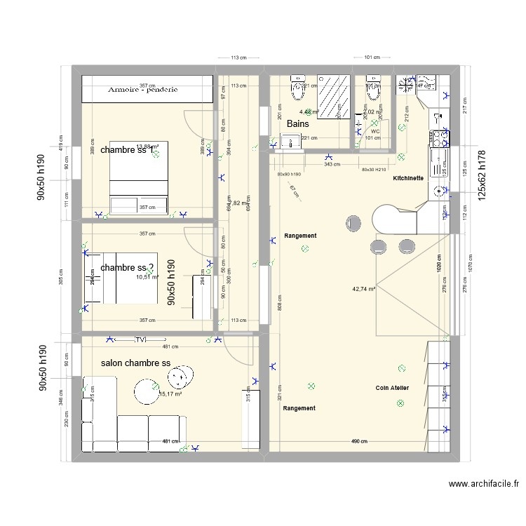 Quinta Teresa cave. Plan de 15 pièces et 179 m2