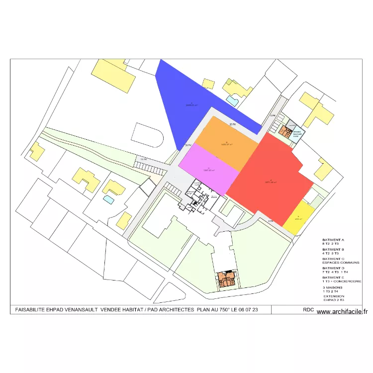 VENANSAULT - LE VAL FLEURI. Plan de VENANSAULT - LE VAL FLEURI. Plan de