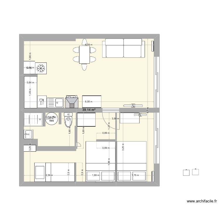 valfr&eacute;jus modif. Plan de 0 pièce et 0 m2