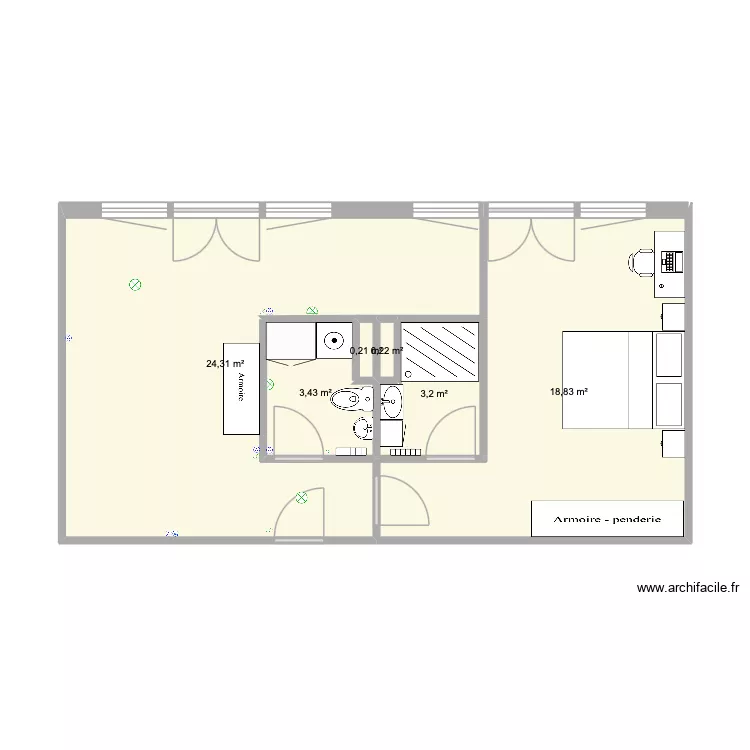 PLANS F2. Plan de 6 et 50 m² PLANS F2. Plan de 6 et 50 m²