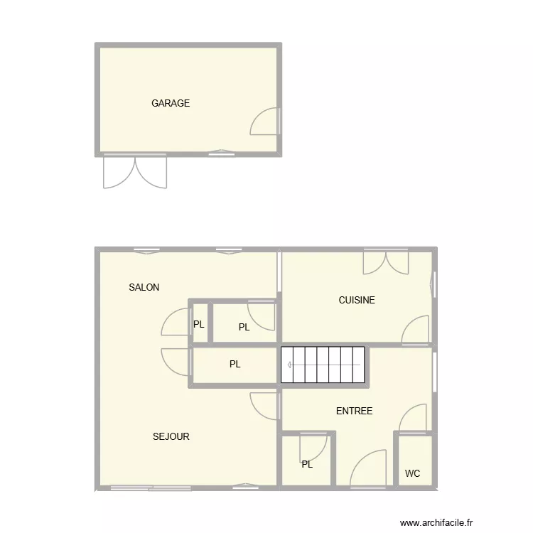 LEONARD RDC CALVI. Plan de 10 et 45 m² LEONARD RDC CALVI. Plan de 10 et 45 m²