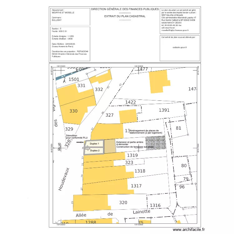 Girmane_Bulligny. Plan de 3 pièces et 92 m² Girmane_Bulligny. Plan de 3 pièces et 92 m²