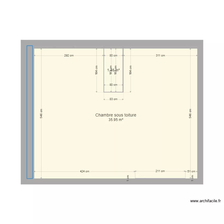 Poilus base. Plan de 24  et 142 m²