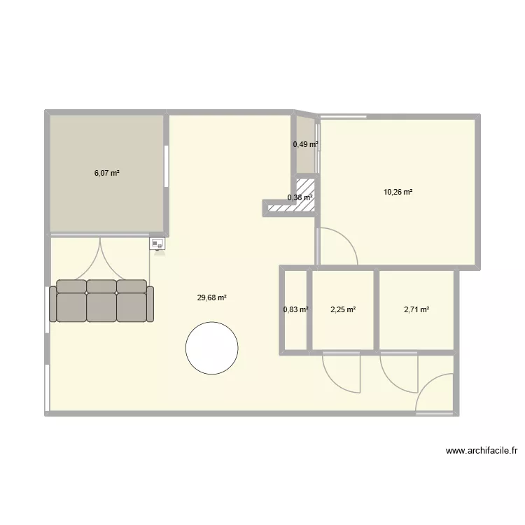APPART. Plan de 8 et 53 m² APPART. Plan de 8 et 53 m²