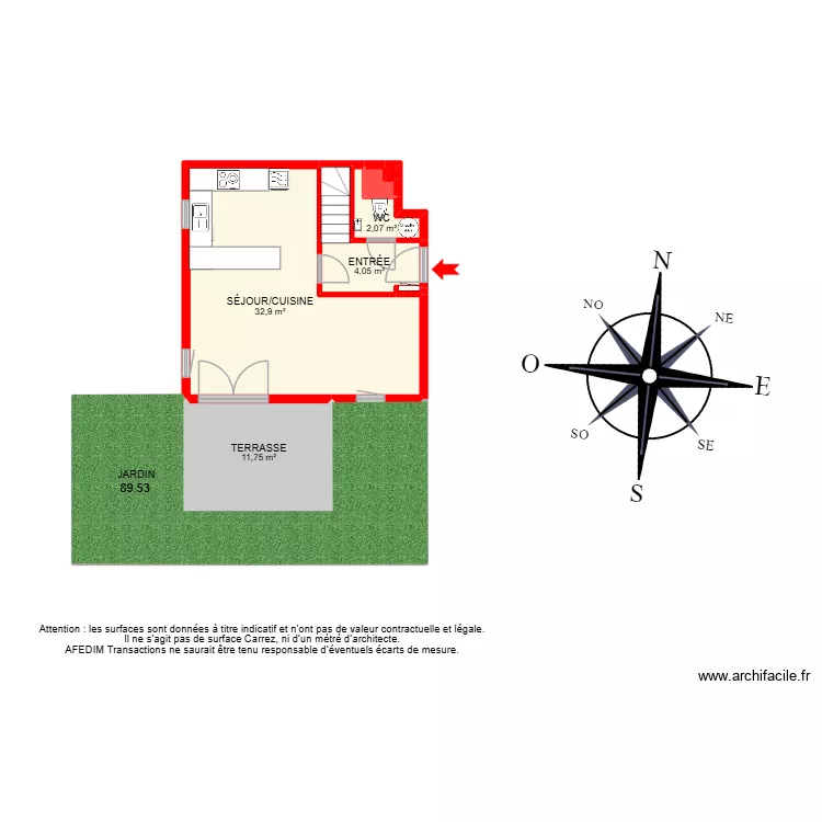 BI 31360. Plan de 20 pièces et 163 m²