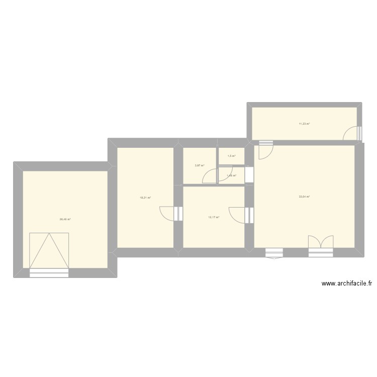 SRDM actuel. Plan de 0 pièce et 0 m2
