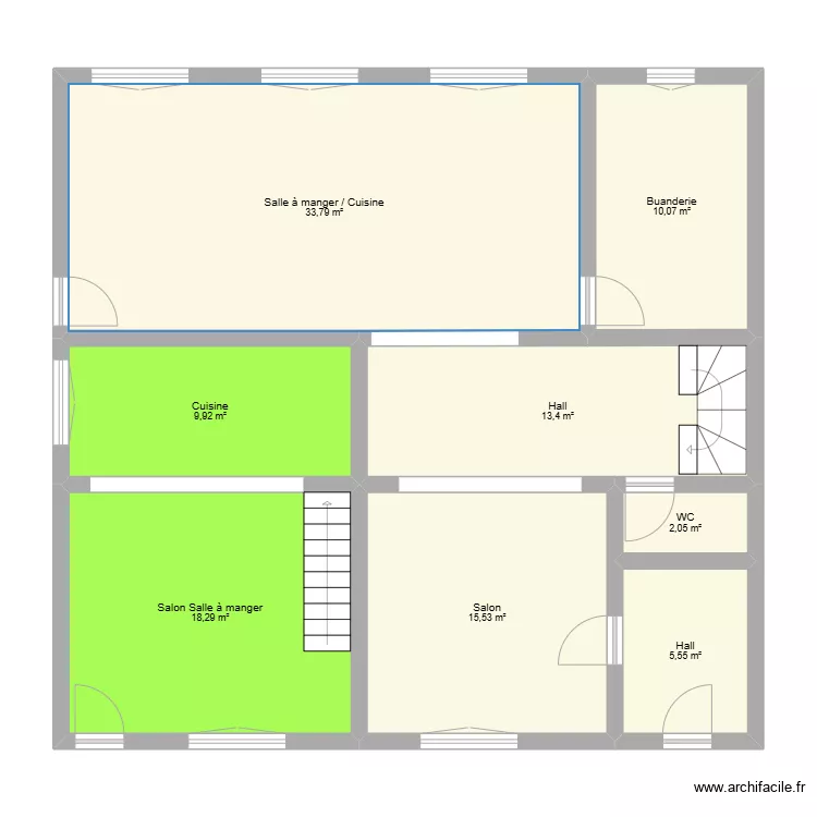 Lise Complet rdc. Plan de 
