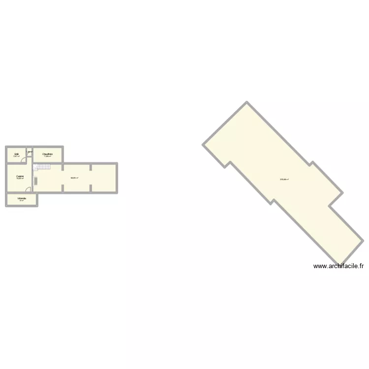 615 Boos Existant. Plan de 