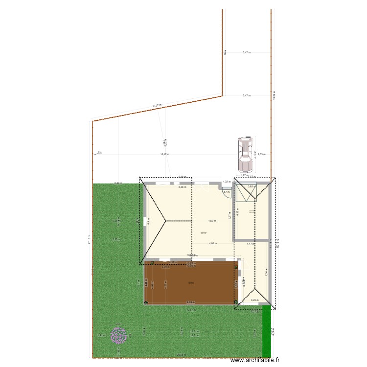 Video. Plan de 4 pièces et 231 m2