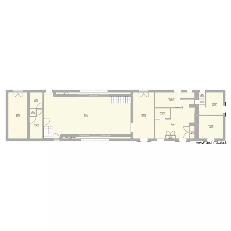 rez de chaussée. Plan de 17 et 185 m² rez de chaussée. Plan de 17 et 185 m²