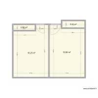Bureau-chambre avec penderie