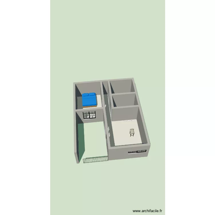 Casa HaNah.. Plan de 4 Pièces et 47 m² Casa HaNah.. Plan de 4 Pièces et 47 m²