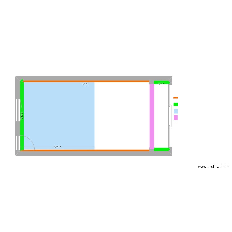 CARNOT PLAN PLACO RDC. Plan de 0 pièce et 0 m2