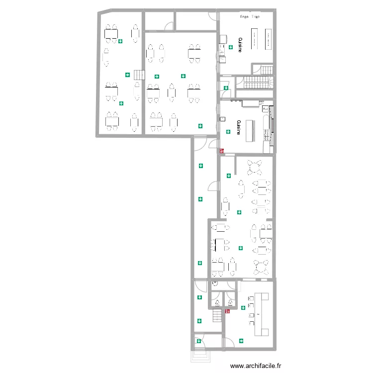 Restaurant Capucins Plan incendie V2. Plan de Restaurant Capucins Plan incendie V2. Plan de